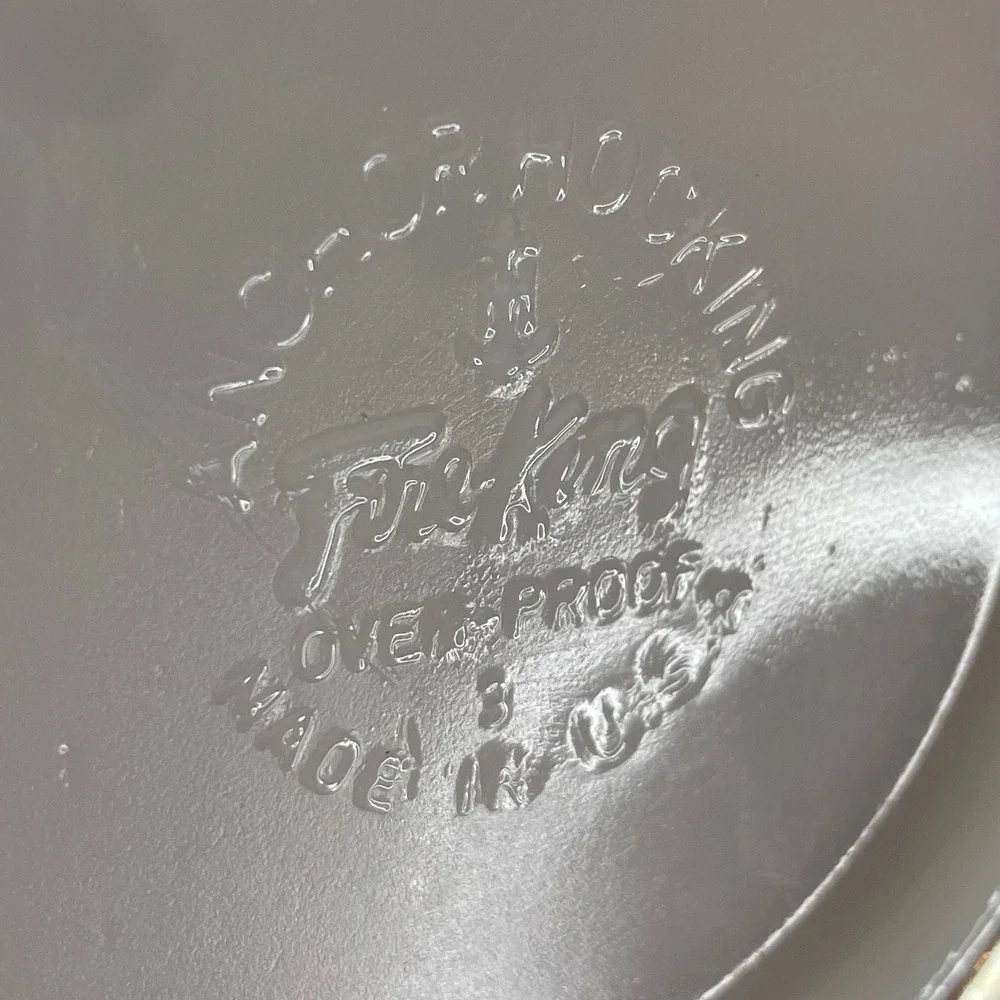 Fire-King Anchor Hocking Peach Lustre Swirl Bowl 7.5